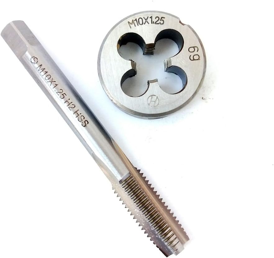 M10×1.25 HSS Metric Tap and Die Set ， Thread Tap and Round Thread Die