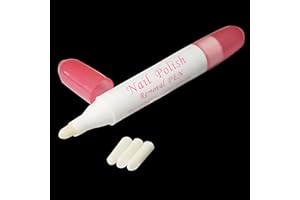 ZENARAO Nail Polish Corrector Pen with 3 Replaceable Tips - Manicure Tool for Quick Nail Art Mistakes Cleanup