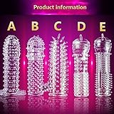 sandywident The Stimulation of Sex Toys Condoms Fashion Man's Sex Toy Crystal Lengthen Condoms Extend Time Increase Can Be Reused