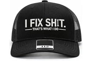 OVNMFH I Fix Shit Trucker Hat – Funny Mechanic & Fixer Cap, DIY Enthusiasts, Casual Outdoor Headwear