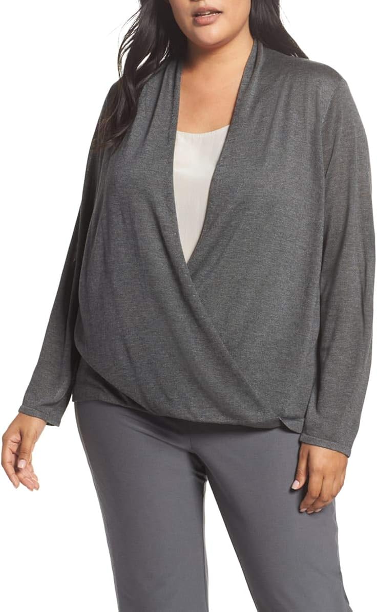 eileen fisher wrap sweater