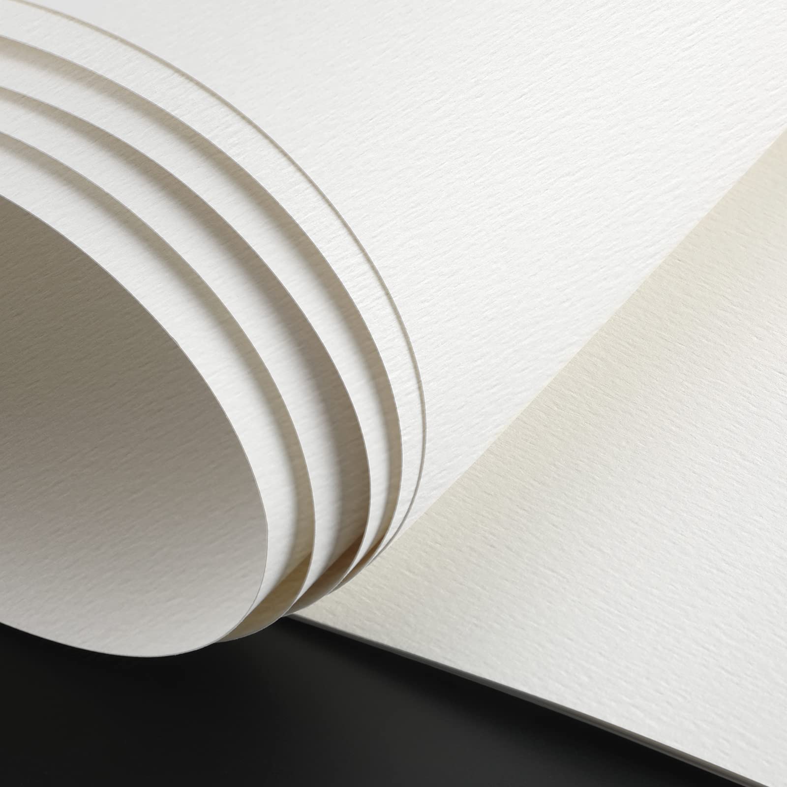 Kisston 10 Sheets Large Watercolor Paper 22 x 30 Inches, 140 lb/300 GSM Cotton Drawing Paper Texture White Blank Painting Paper for DIY Craft Activities Student Artists Drawing Supplies