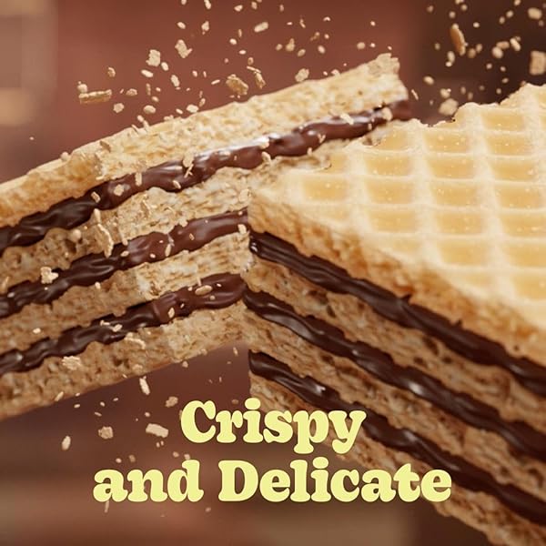 BAUDUCCO CHOCOLATE WAFERS – CRISPY WAFER COOKIES WITH 3 DELICIOUS, INDULGENT, DECADENT LAYERS OF CHOCOLATE FLAVORED CREAM – DELICIOUS SWEET SNACK OR DESERT – 5.0 OZ (PACK OF 1)