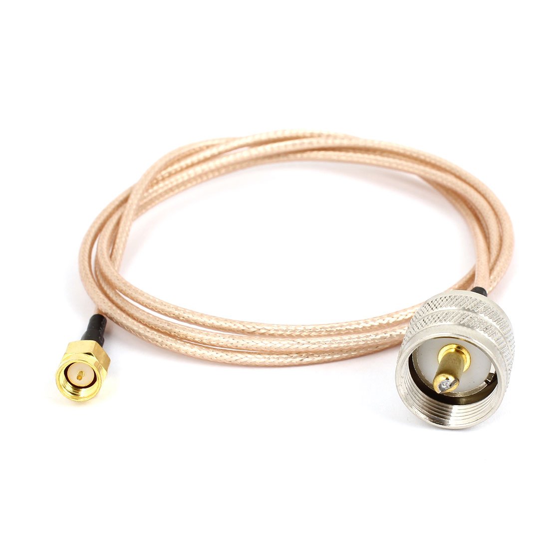 sourcing map UHF Male to SMA Male M/M Adapter Connector Pigtail RG316 Coaxial Cord 100cm