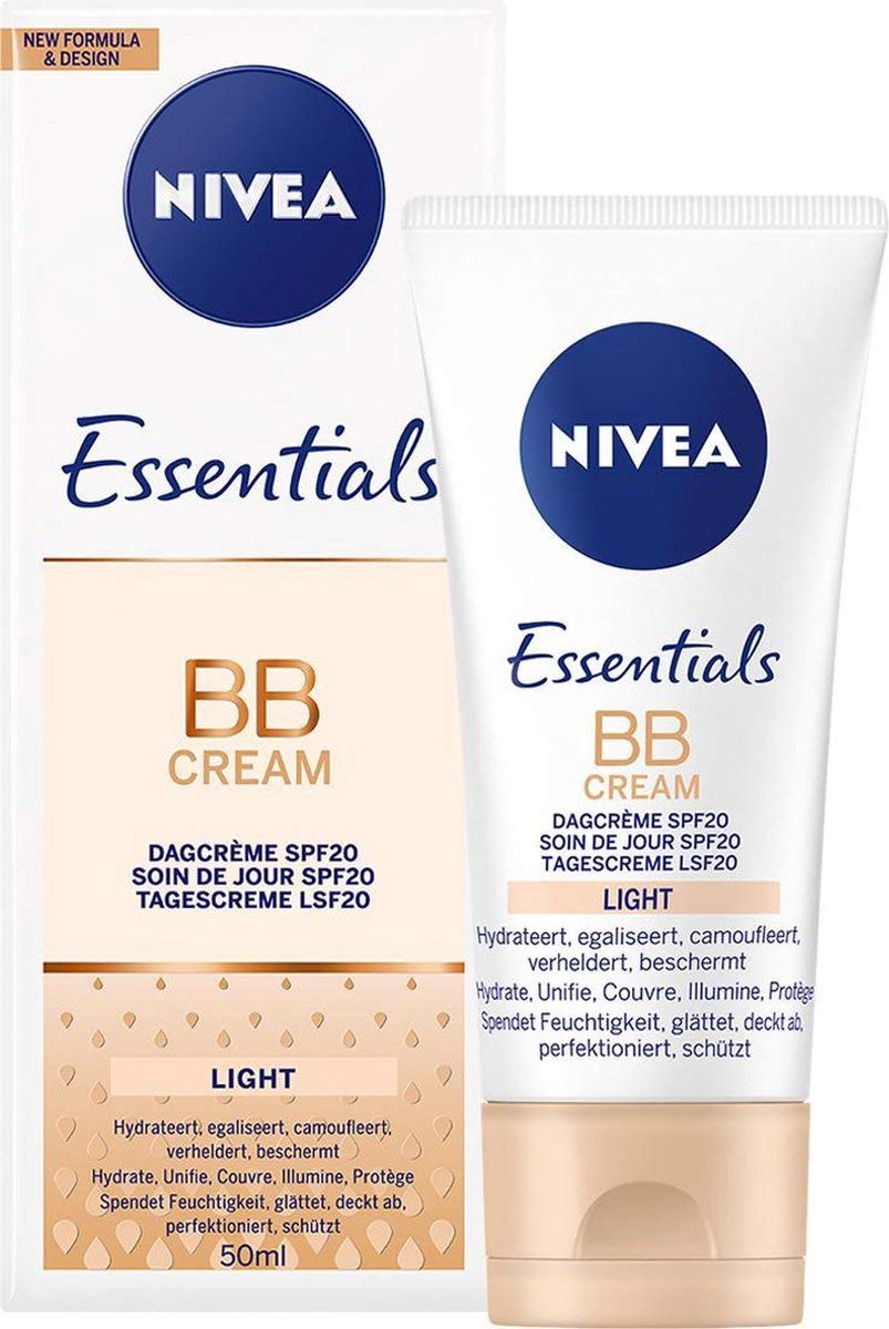 Nivea Essentials BB Cream SPF 20 Light, 50 g