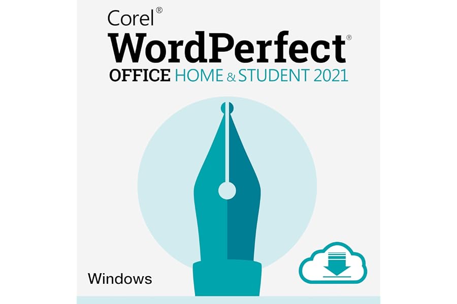 Corel WordPerfect Office Home & Student 2021 | Office Suite of Word Processor, Spreadsheets & Presentation Software [PC Downl