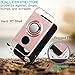 iPhone 5S Case,iPhone 5 Case,iPhone SE Case,iPhone 5SE case with HD Screen Protector,Anoke Cellphone 360 Degree Rotating Ring Holder Kickstand Drop Protective Cover for Apple iPhone 5 ZS Rose Gold