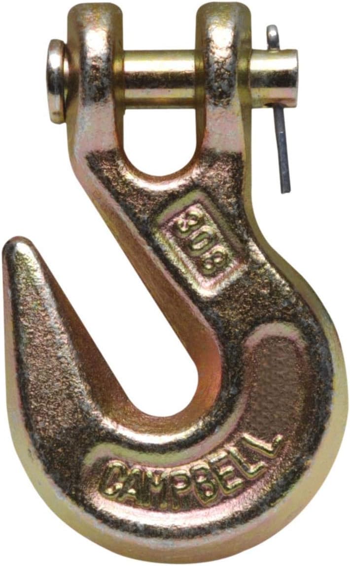 Campbell T9503415 5/16" Yellow Chromate Grade 70 Clevis Grab Hook