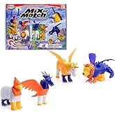 POPULAR PLAYTHINGS Magnetic Animals for Toddlers 1-3, Mix or Match Mythical Toys, Set of 4 Gift for Kids - Mythical Kingdom
