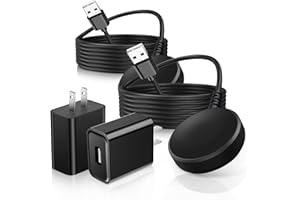 QKCOK 2 Pack 5V Fast Charger Compatible with Galaxy Watch 7/6/5/4/3/FE/Ultra/Active 2/Active Series Classic/5/5 Pro/4/4 Classic/3/Active 2/Activ Smartwatch Magnetic Wireless Charging Cord Cable Wire