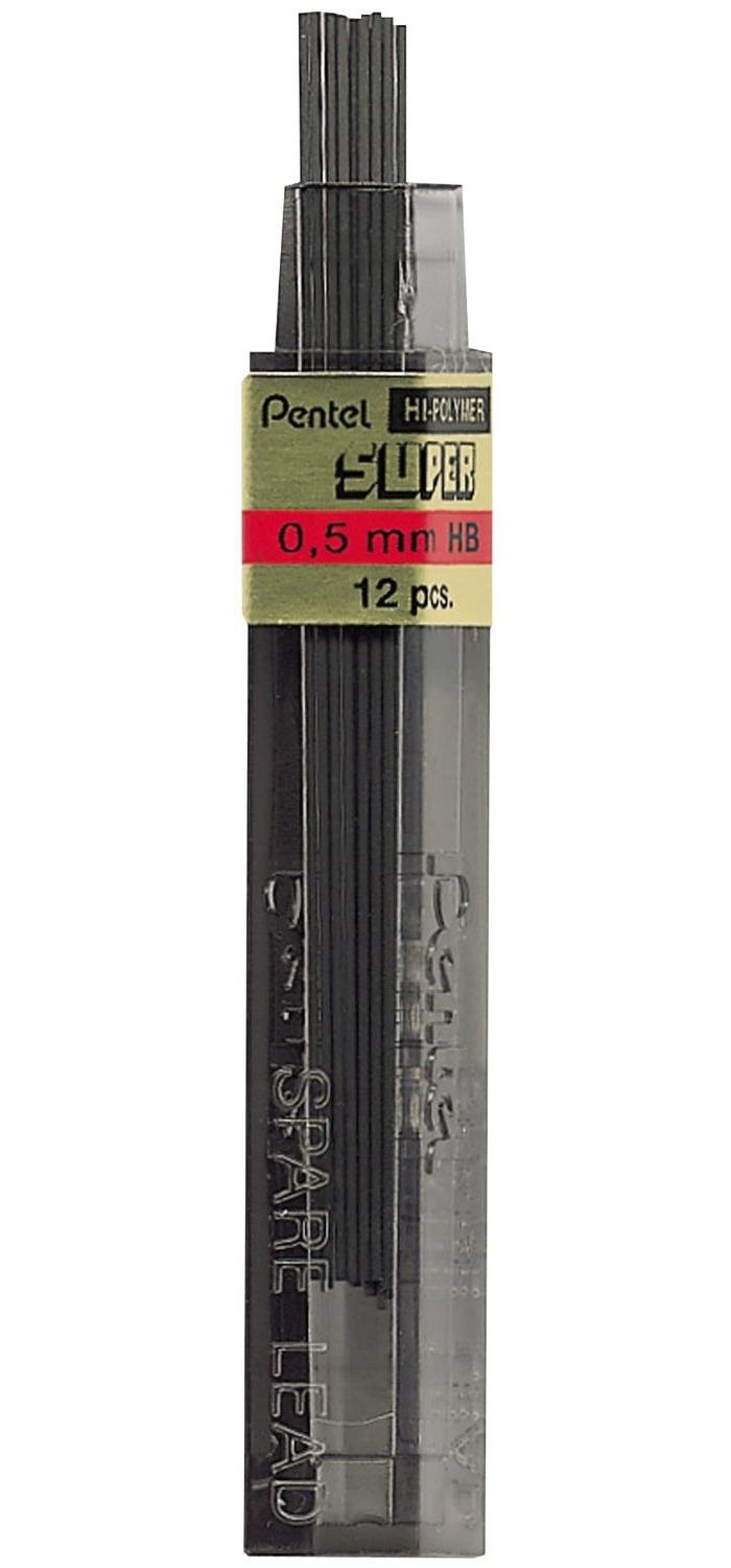 Pentel C505-HB Mechanical Pencil Refill HI-Polymer Super HB