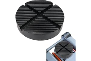 KickFun Floor Jack Trolley Jack Rubber Pad Adapter Fits Various Jacks - Durable Pinch Weld Side Protector (4.9’’ 1 Pack)