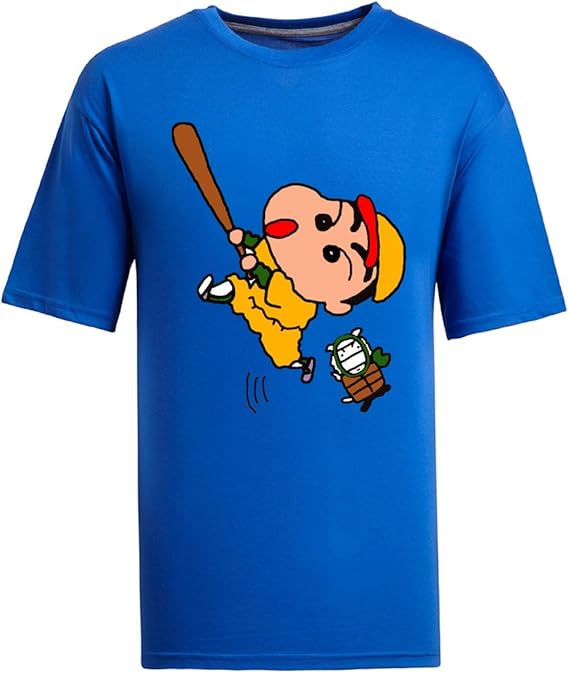 Amazon 15ファッションの新しいメンズコットンパーソナライズクレヨンしんちゃんtシャツ Tシャツ カットソー 通販