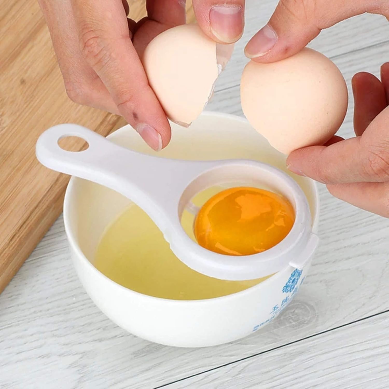 Egg Yolk Separator Color White Amazon In Home Kitchen