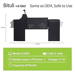 Bituli A1965 Battery for MacBook Air 13-inch Model