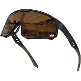 Ofwin Polarized Sports Sunglasses for Men Women Wrap Around Cycling Running Sun Glasses UV400 Protection