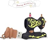 leizhan 16GB USB Flash Drive Black Sewing Machine Silicone Waterproof Memory view 3