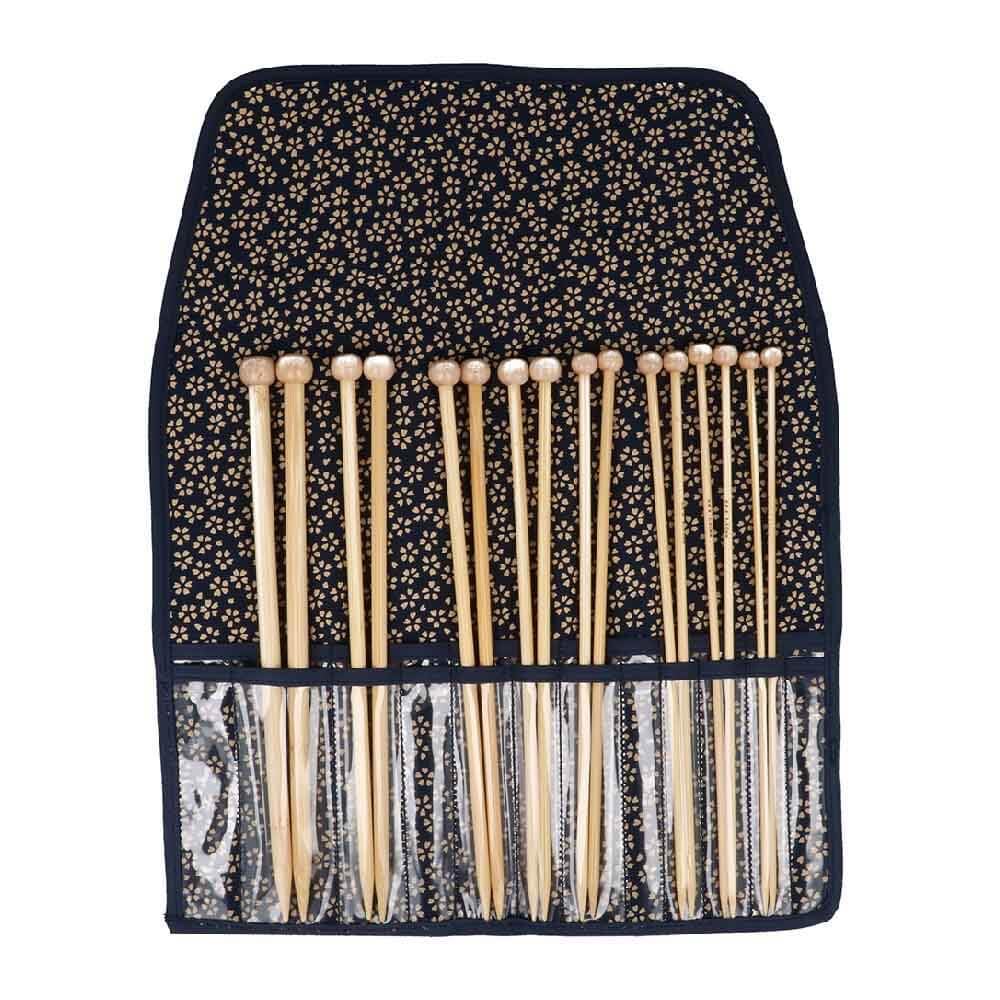 Seeknit - Seeknit Blue (23cm) Bamboo Single-Pointed Needle Set - 1 Piece — image 1