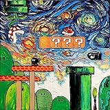 Gamer Wall Art Print Video Game Poster Retro decor van Gogh Never Played With Fire - Art by Aja choose size and type of paper