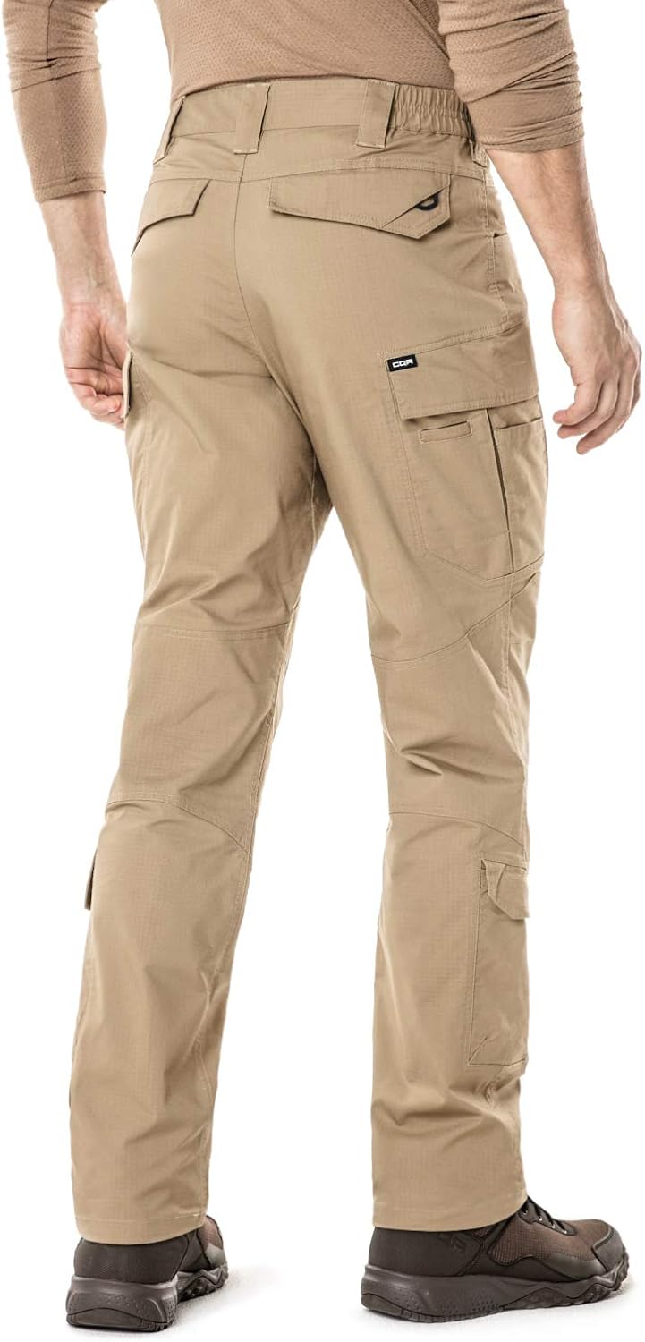 CQR Mens Flex Stretch Tactical Work Outdoor Operator RipStop Trouser