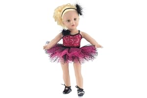 Emily Rose 18 Inch Doll 4 Piece Jazz Ballet Ballerina Dance Outfit, Includes Doll Tap Shoes! | Compatible with 18" American Girl Dolls