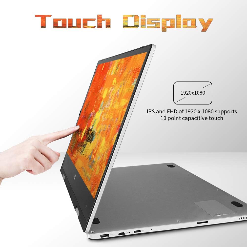 2 in 1 Laptop Jumper x1 Windows 10 Laptop FHD Touchscreen Display Laptop Computer 11.6 inch 6GB RAM 128GB ROM: Computers & Accessories