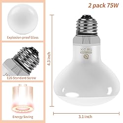 REPTI HOME New Upgrade Reptile Heat Lamp Bulb