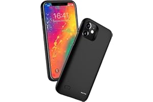 ICATCHY Battery Case iPhone 12 Mini(5.4 inch), Large Capacity 7200mAh Ultra-Thin Portable 2-in-1 Charging and Protection Battery case,Compatible with iPhone 12 Mini Extended Battery Charger case