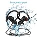 1Mii Bluetooth Headphones w/12 Hours Battery, Magnetic headphones, Sports Earphones w/Mic - Waterproof aptX HD Stereo Sweatproof Earbuds for Gym Running Workout,Noise Cancelling