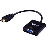HDE Gold Plated HDMI to VGA Adapter Cable 1080p HD Digital to Analog Converter