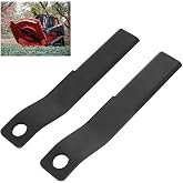 MOTOQUEEN Skid Steer Brush Hog Cutter Blades 10mm Thick Spring Steel 2PCS | Fits For ASV Bobcat Case CAT John Deere Kubota &amp; Mower King Check size chart in image 2 before ordering.