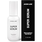 JAXON LANE Super Serum Korean Face Serum for Men, 1 Pack | Vitamin C, Niacinamide, Hyaluronic Acid &amp; Antioxidants Help Improve Uneven Texture &amp; Dull-Looking Skin with Daily Skincare