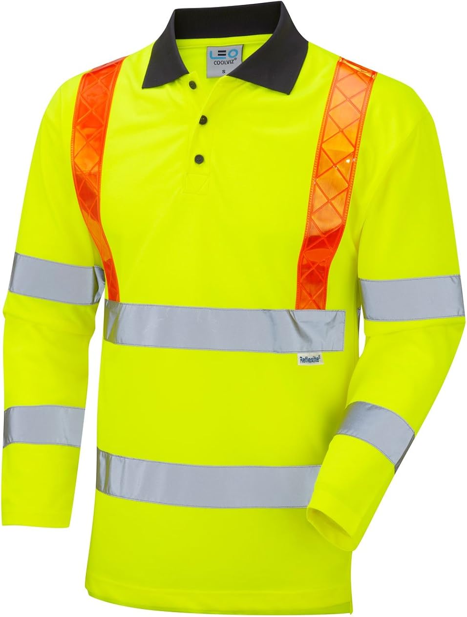EN/ISO 20471 Class 3 Safety PPE Coolviz Long Sleeve Traffic Management