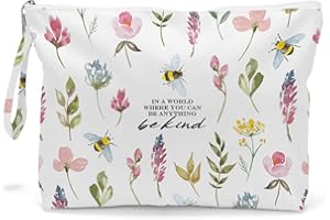 Fokongna Wet Dry Bag Swimsuit Wet Bag Beach Gifts Be Anything Be Kind Travel Makeup Toiletry Diaper Storage Waterproof Large Capacity for Women Girls Mom Sister Friends Gifts