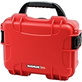 NANUK 904 Waterproof Hard Case with Foam Insert - Red