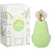Jeanne Arthes - FRENCH WAY OF LIFE, Tea Time à Paris, Macaron Amande Eau de Parfum, Spray perfume for women, Fruity Floral Scent, Notes of Almond, Prune, Made in France, 3.38 Fl.oz