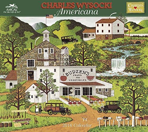 Charles Wysocki - Americana Wall Calendar (2016)