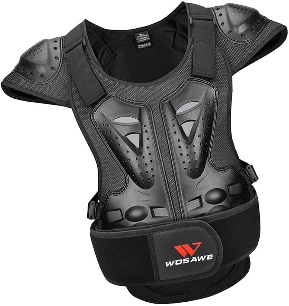 T TOOYFUL Motorcycle Vest Chest Protector Touring Motocross Road Racing