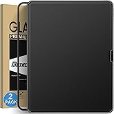 Mothca 2 Pack Matte Glass Screen Protector for iPad Air 13-inch M3 2025 / M2 2024 (7th/6th Generation) with Easy Installation Frame, Anti-Glare & Anti-Fingerprint Tempered Glass Film, Smooth as Silk
