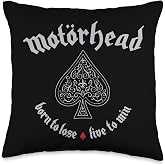 Mot&ouml;rhead Born To Lose Live To Win Throw Pillow