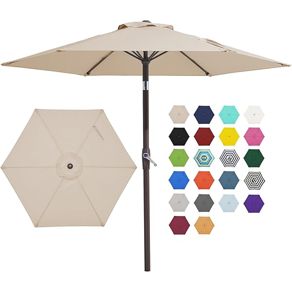 11-foot patio umbrella sunbrella California Umbrella 11-Foot Aluminum Market Umbrella With Sunbrella Fabric Dolce Mango