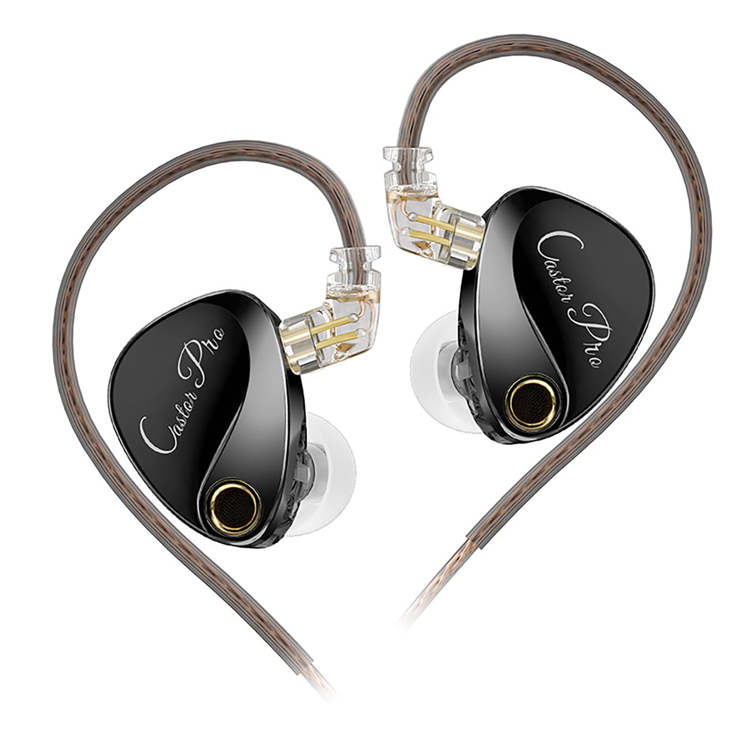 Photo 1 of KZ Castor Pro Tunable in Ear Monitor, HiFi Improved Bass in Ear Headphone, Dual-Dynamic Driver Gaming Earbuds, IEM Earphones with 2PIN-C Detachable Cable