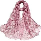 E-Clover Herebuy - Unique Women's Floral Scarves: Chiffon Flowers & Birds Printed Scarf