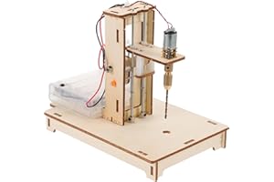 VILLCASE Mini Bench Drill Press DIY Kit, Mini Desktop Drilling Machine for Science Projects and Crafts,
