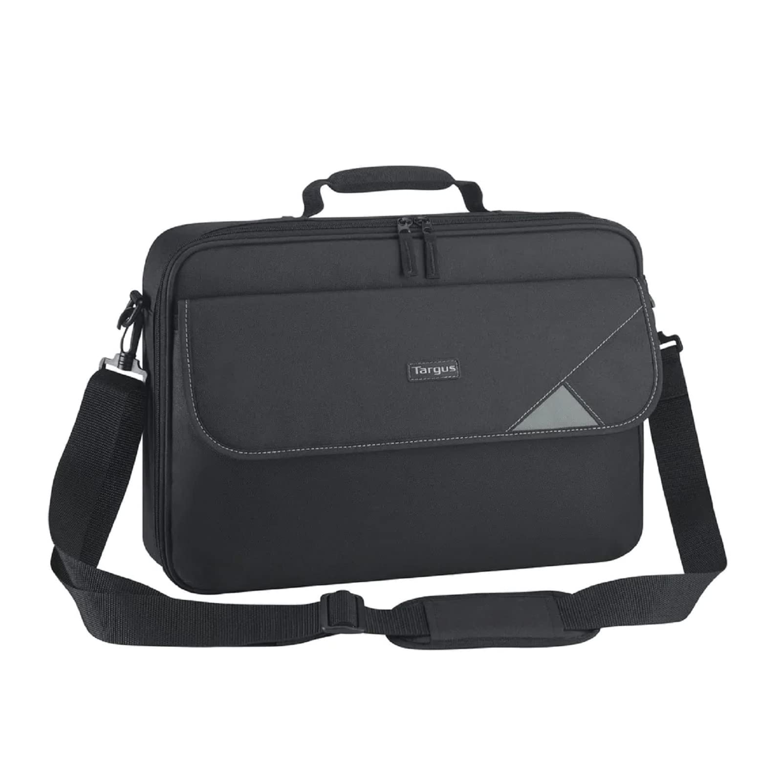 Targus Intellect Business Travel and Commuter Messenger for 16-Inch Laptop Clamshell Case with Shoulder Strap, Black (TBC002EU)
