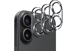 BLEUM CADE 3 Pack Camera Lens Protector for iPhone 16, Full Coverage, Anti-Scratch, 9H Hardness Tempered Glass