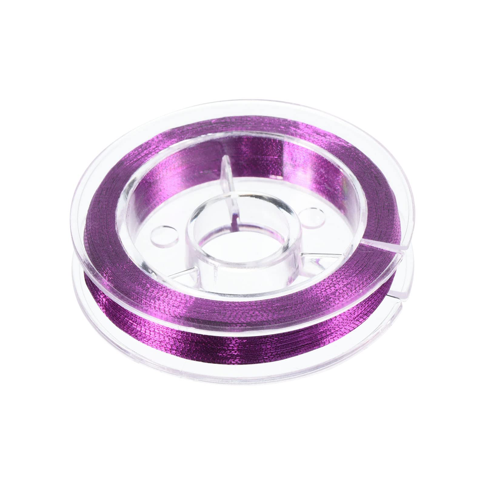 PATIKIL 70M/77 Yards Rod Guide Wrapping Thread, 200D Metallic DIY Fishing Rod Guides Fixing Line, Purple