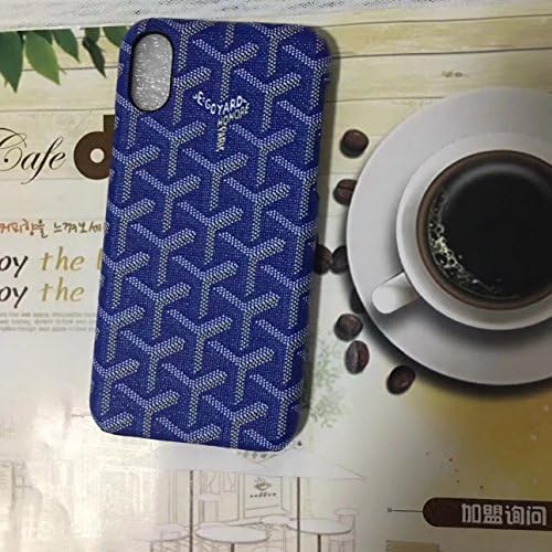 iPhoneX -US Fast Deliver Guarantee FBA- Luxury PU Leather GD Style Case Cover for Apple iPhone X Only (GD Blue, iPhoneX)