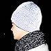 EZGO Warm Reflective Knitted Winter Beanie Hat, Unisex Winter Reflective Running Hat for High Visibility Safety Running at Night
