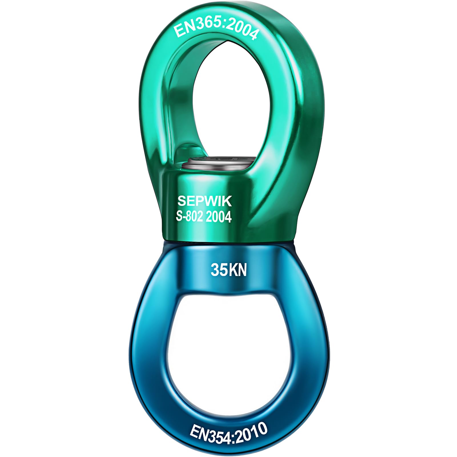 SEPWIK Swing Swivel, 35KN Swing Spinner, 360° Safety Rotational Device Hanging Accessory for Hanging Hammock, Web Tree Swing, Aerial Dance, Children's Swing